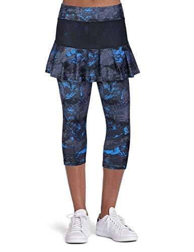 ANIVIVO Women Tennis Legging - Skirted Capri Leggings for Sports & Casual Wear