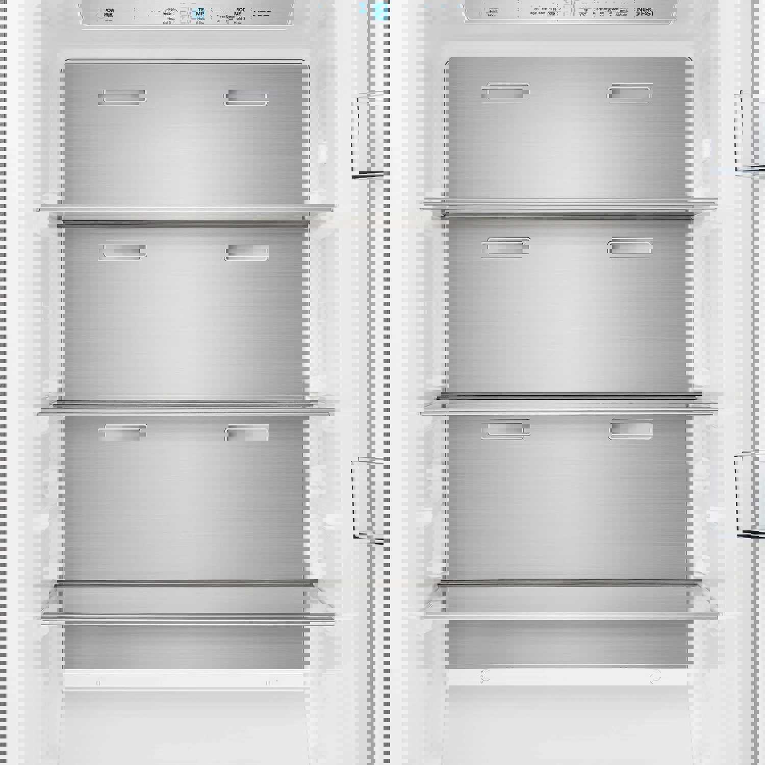 FORNO 60-Inch Maderno 2-Piece Convertible Built-In Refrigerator/Freezer with Decorative Grill Trim, 27.2 cu.ft.