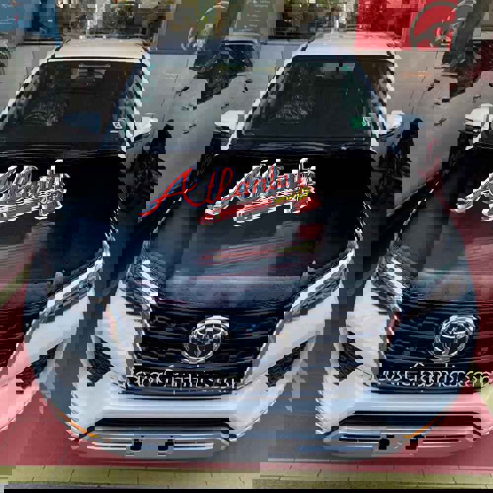 Atlanta Braves Itasha Car Vinyl Hood Wrap Decal Sticker
