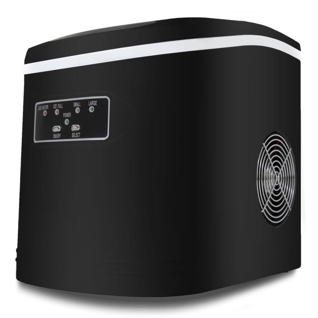 Whynter Compact Portable Ice Maker 27 lb Capacity – Metallic Black IMC-270MB