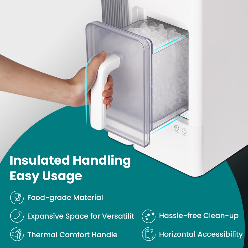 GEVI Adella Ice Maker - Compact and Efficient Ice Making Appliance