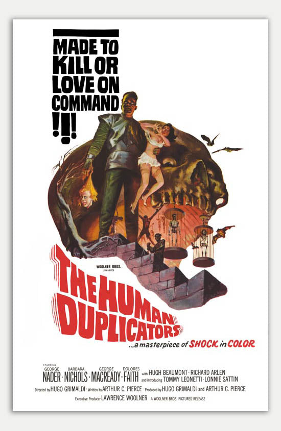 Human Duplicators - 11 x 17 Movie Poster (1965 Reprint)