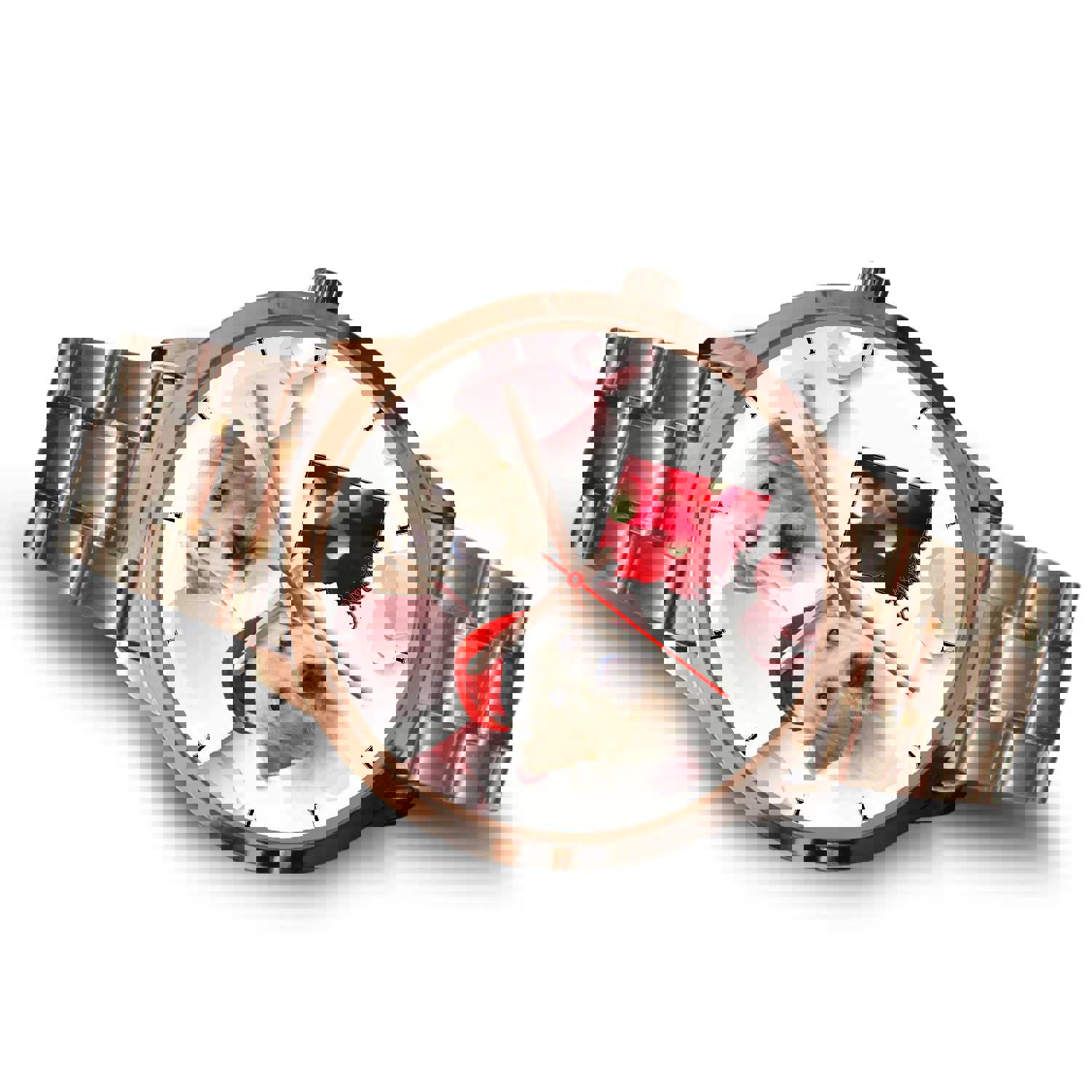 Stylish Labrador Retriever Arizona Christmas Golden Wrist Watch for Men and Women