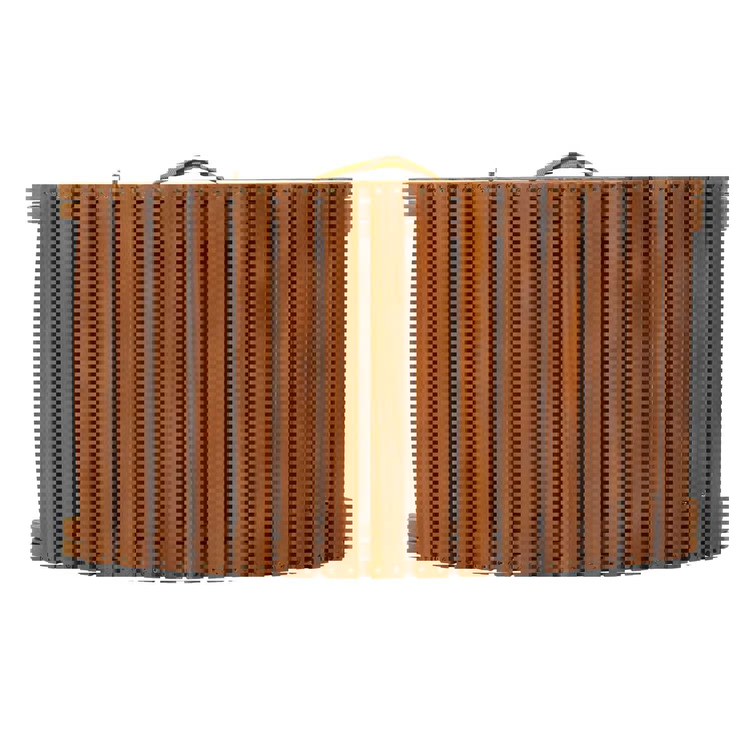 TOPMAX Outdoor Patio Wood Portable Extended Chaise Lounge Set with Foldable Tea Table