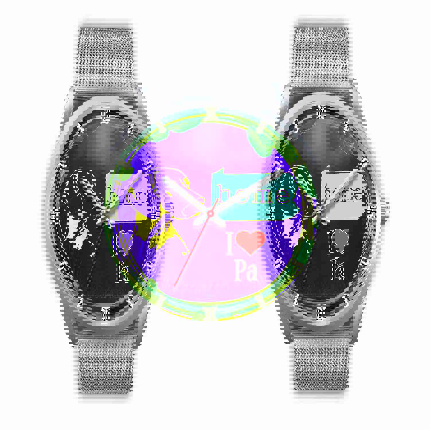 Vizsla Dog Golden Art Pennsylvania Christmas Special Wrist Watch