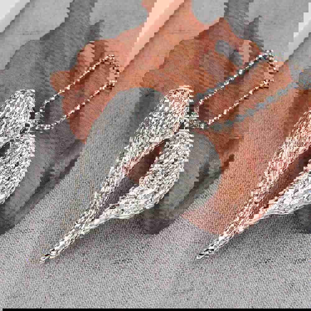 Car Pendant Angel Wing Rearview Mirror Decoration Hanging Charm Ornaments