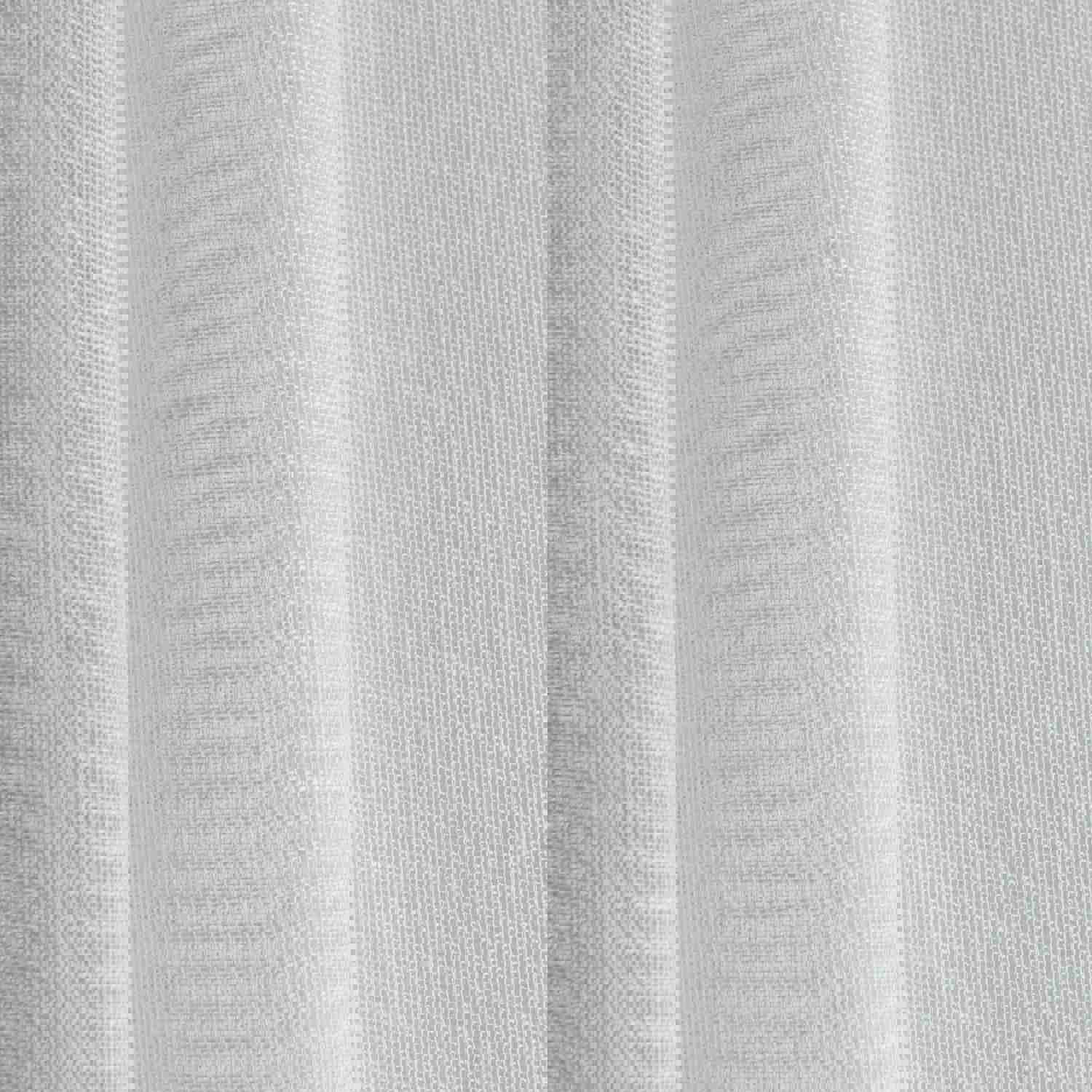 Linen Sheer Curtain - Tab Top, Rod Pocket or Hidden Tabs - Unlined Sheer Curtain Panel