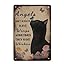 Funny Adulting Sign - 8x12 Metal Poster for Home, Kitchen, Dining, Bathroom, Bar, Cafe, Farmhouse Wall Decor