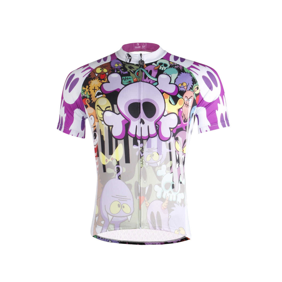 Ilpaladino Horror Skull & Monster Men's Breathable Quick Dry Cycling Jersey
