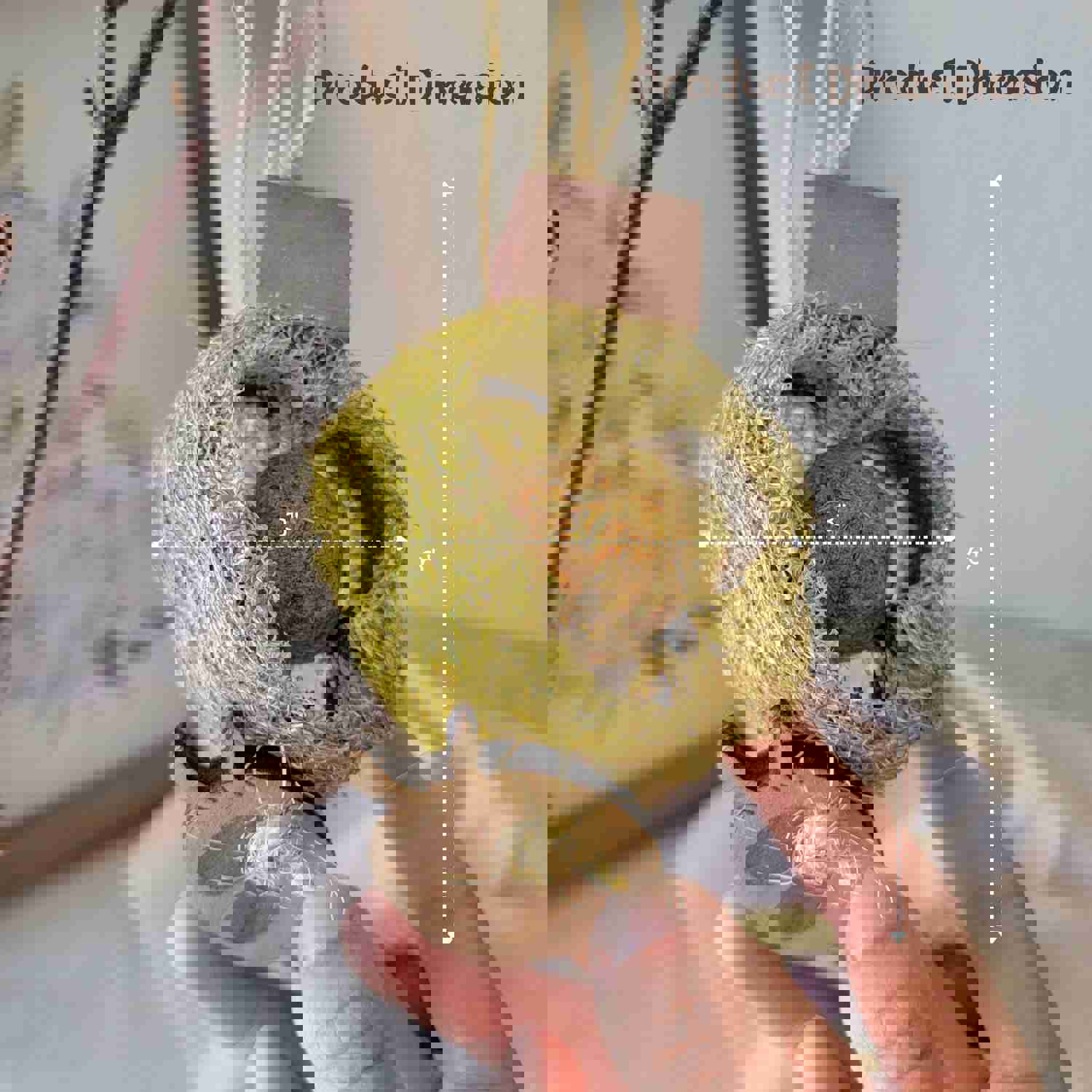 Flavored Loofah Chew Toy for Rabbits and Small Animals