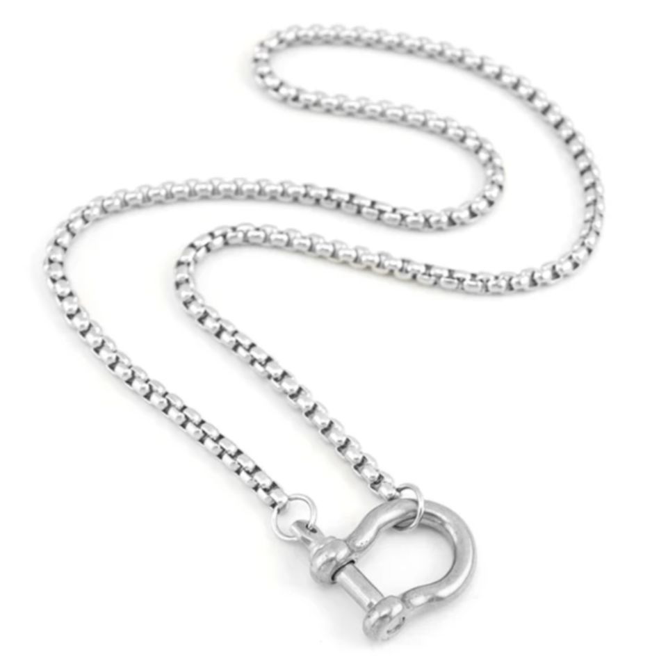 Steed Shackle Necklace - Equestrian-Inspired Jewelry with Working Horsebit Shackle Clasp