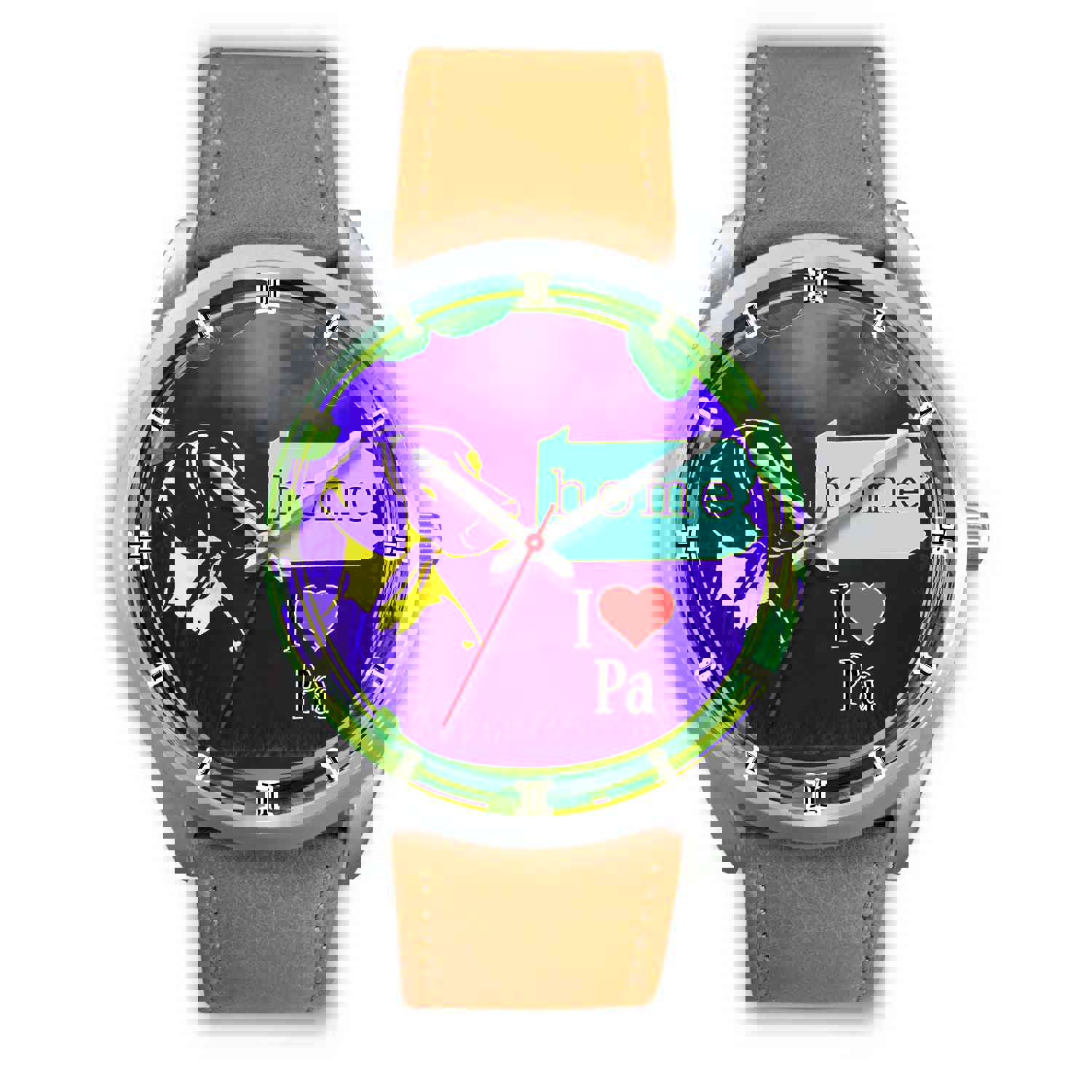 Vizsla Dog Golden Art Pennsylvania Christmas Special Wrist Watch