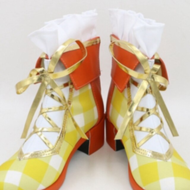 Anime Love Live Nico Yazawa Nozomi Cosplay Shoes with Bouquet Flowers Design