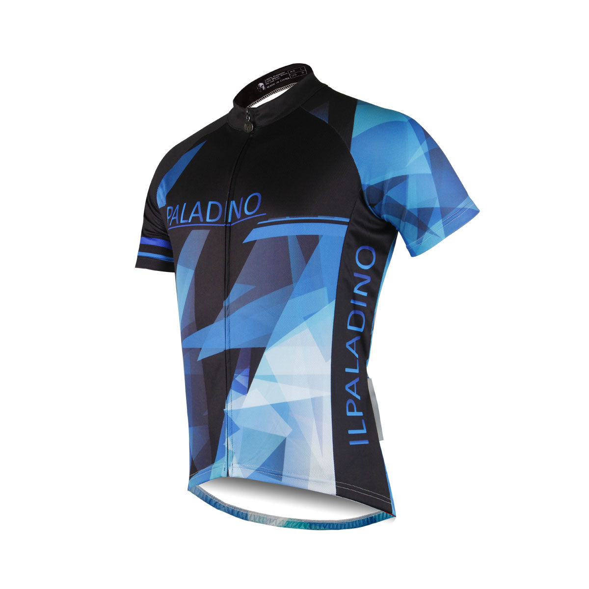 Ilpaladino Fragment Sport Breathable Black&Blue Jersey Men's Short-Sleeve Bicycling Shirts