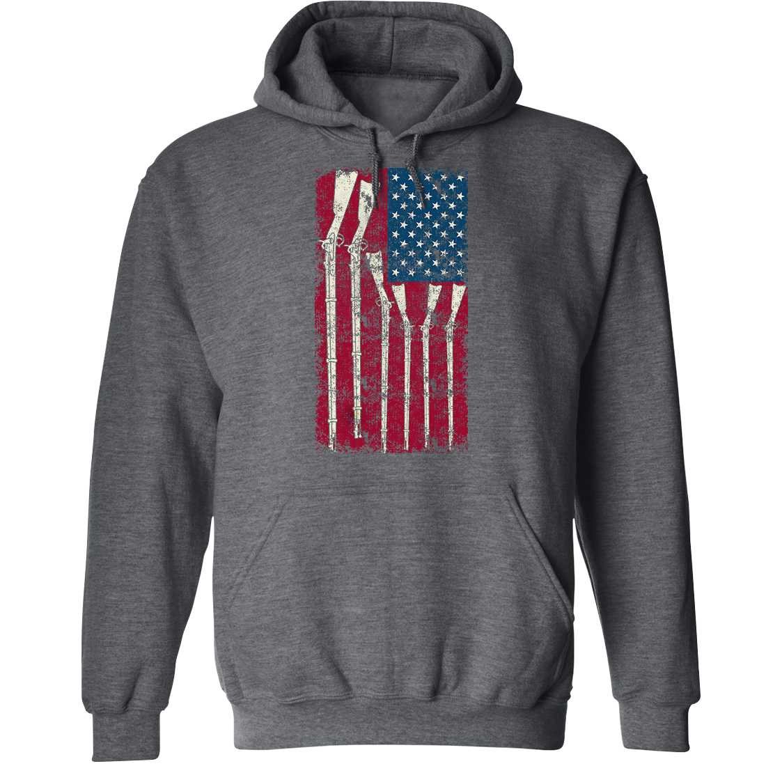 American Flag with Guns Hoodie