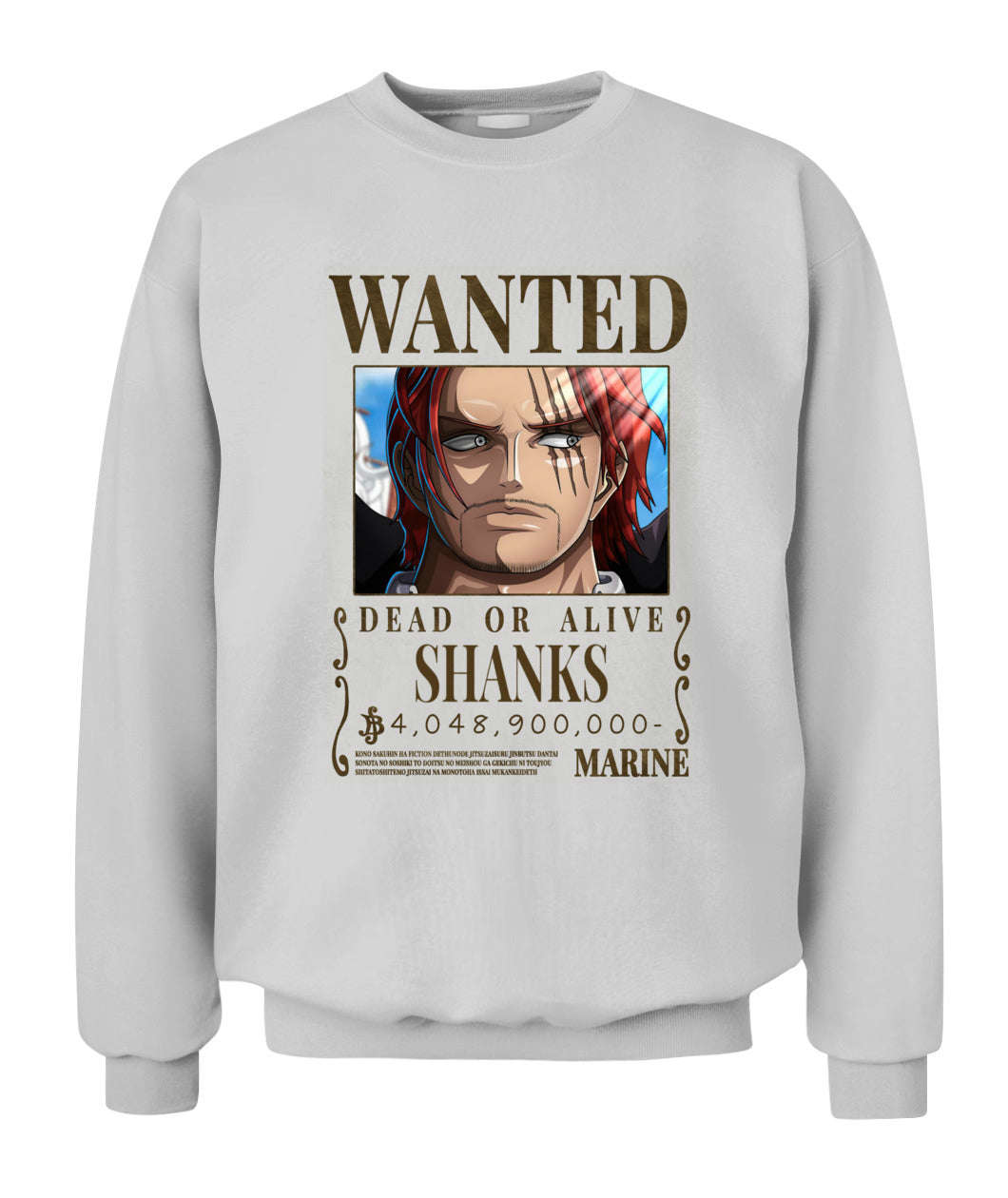 Shanks Wanted Custom Graphic Unisex T-Shirt