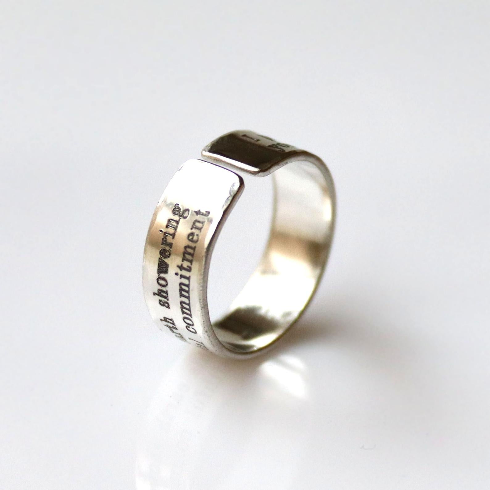Commemorative Ring - Personalized Promise Gift
