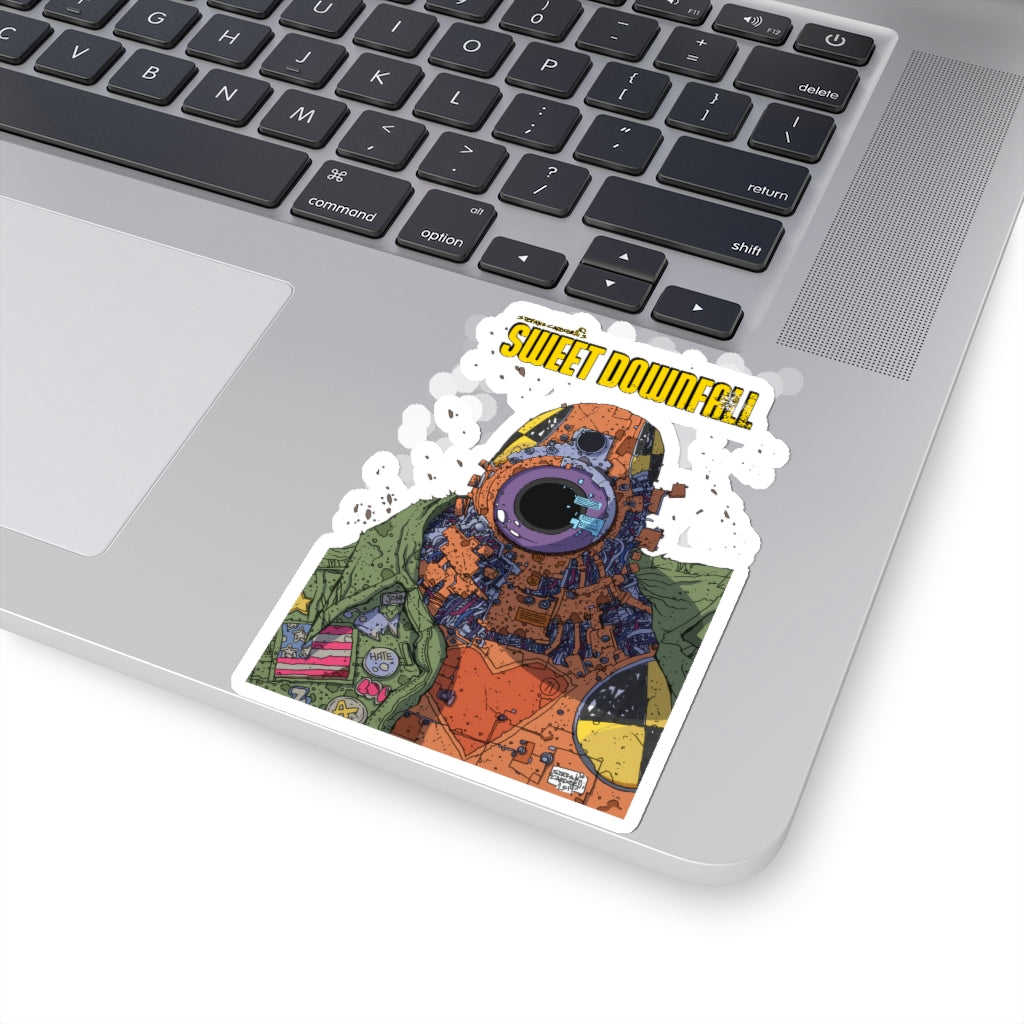 Sweetdownfall (Robot Design) - Kiss-Cut Stickers
