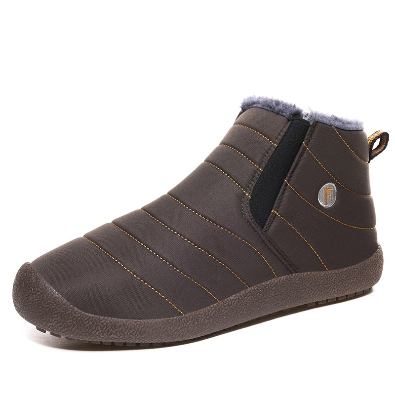 Large Size Waterproof Warm Cotton Snow Boots for Men and Women