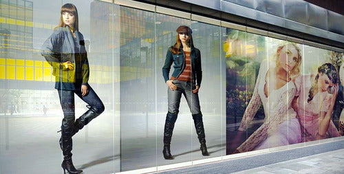 Custom Perforated Window Decals for Business Advertising