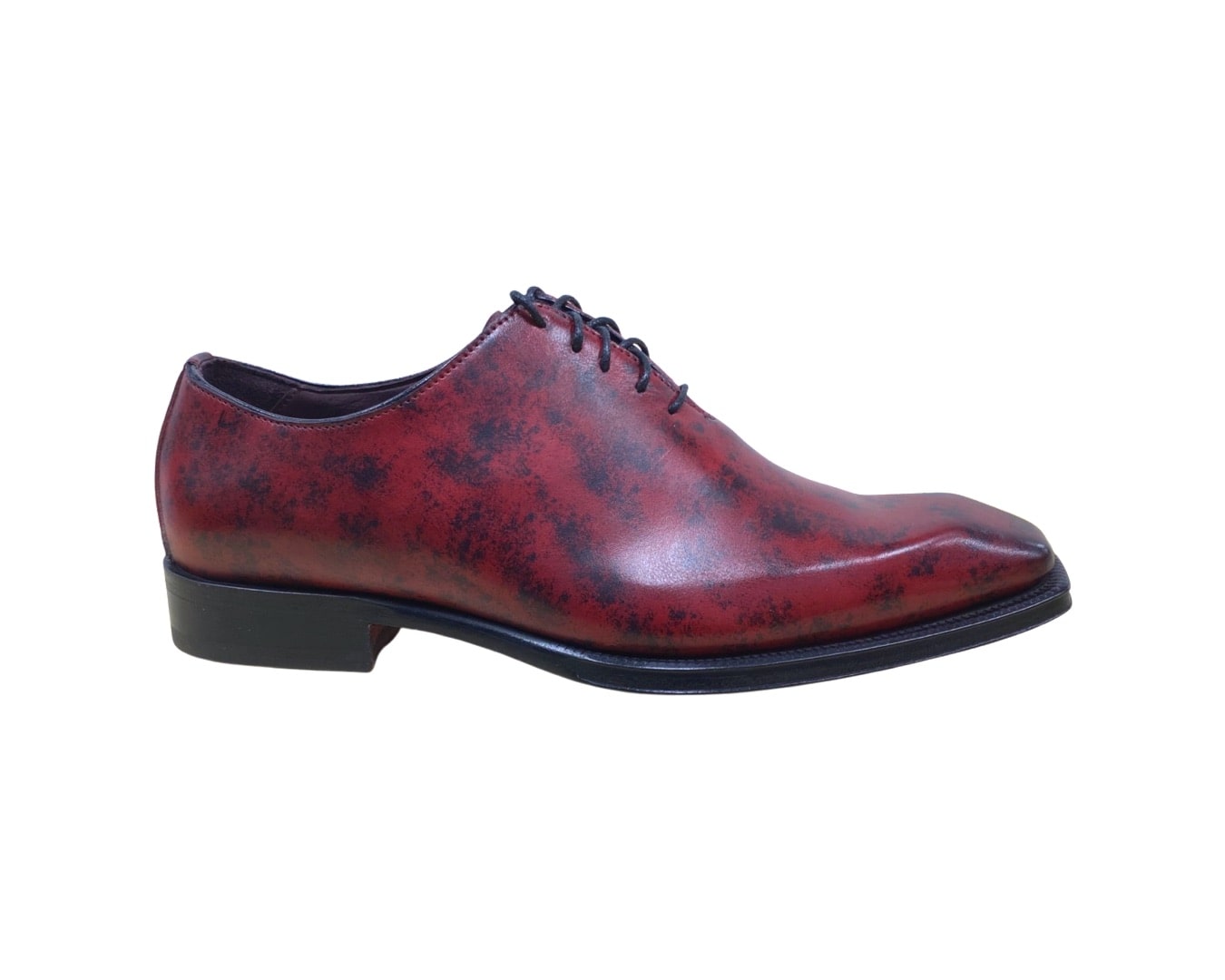 La Ferra Mens Wine/Blue Italian Shoe - CH2 Style