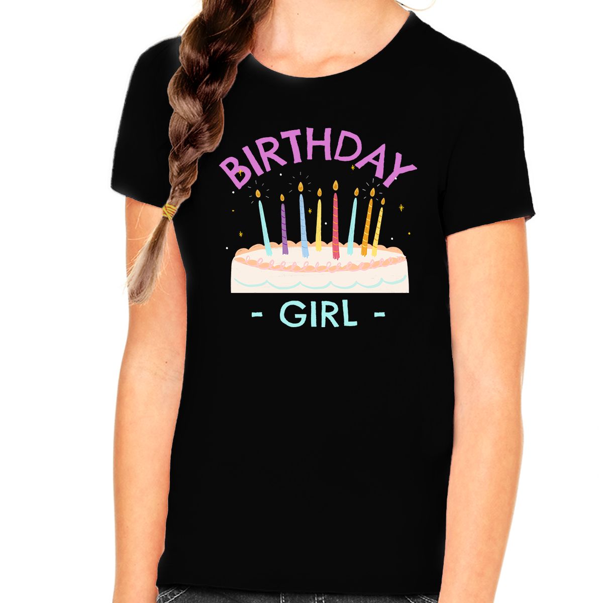 Birthday Girl Shirt - Cute Birthday Cake Shirt for Girls