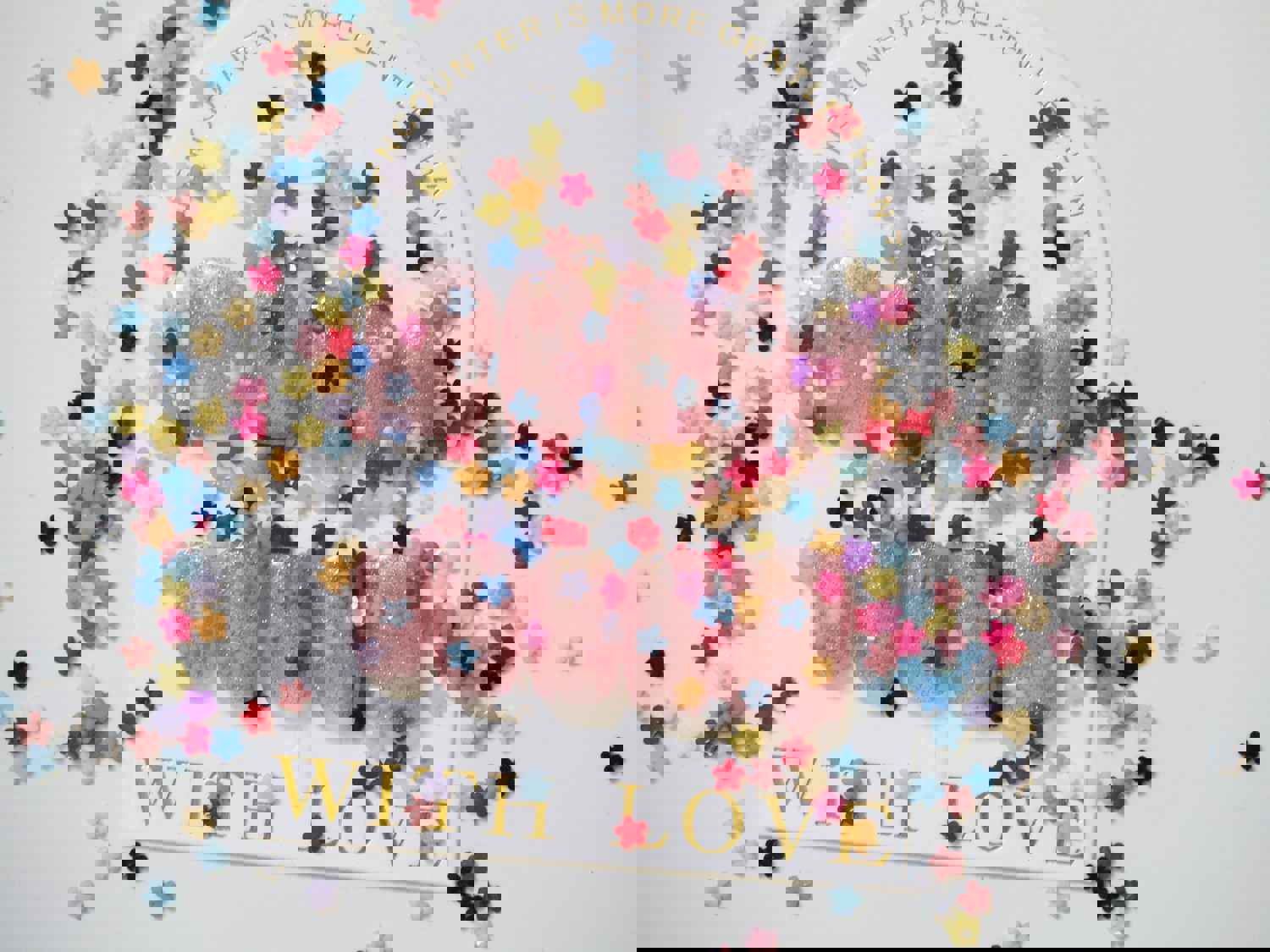 200pcs Mini 3D Floral Nail Decal