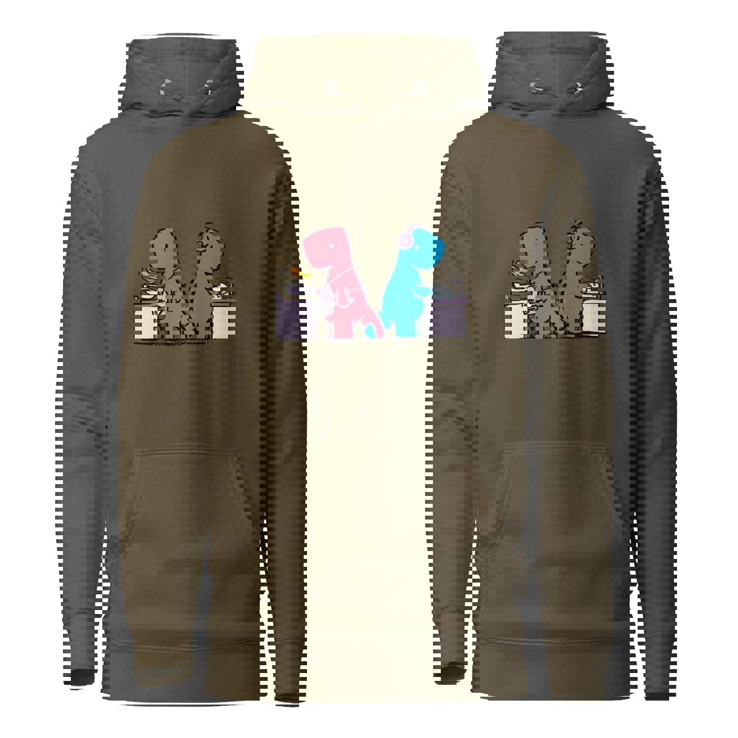 Holding Tails Comfort-Fitted Hoodie with DTG Print