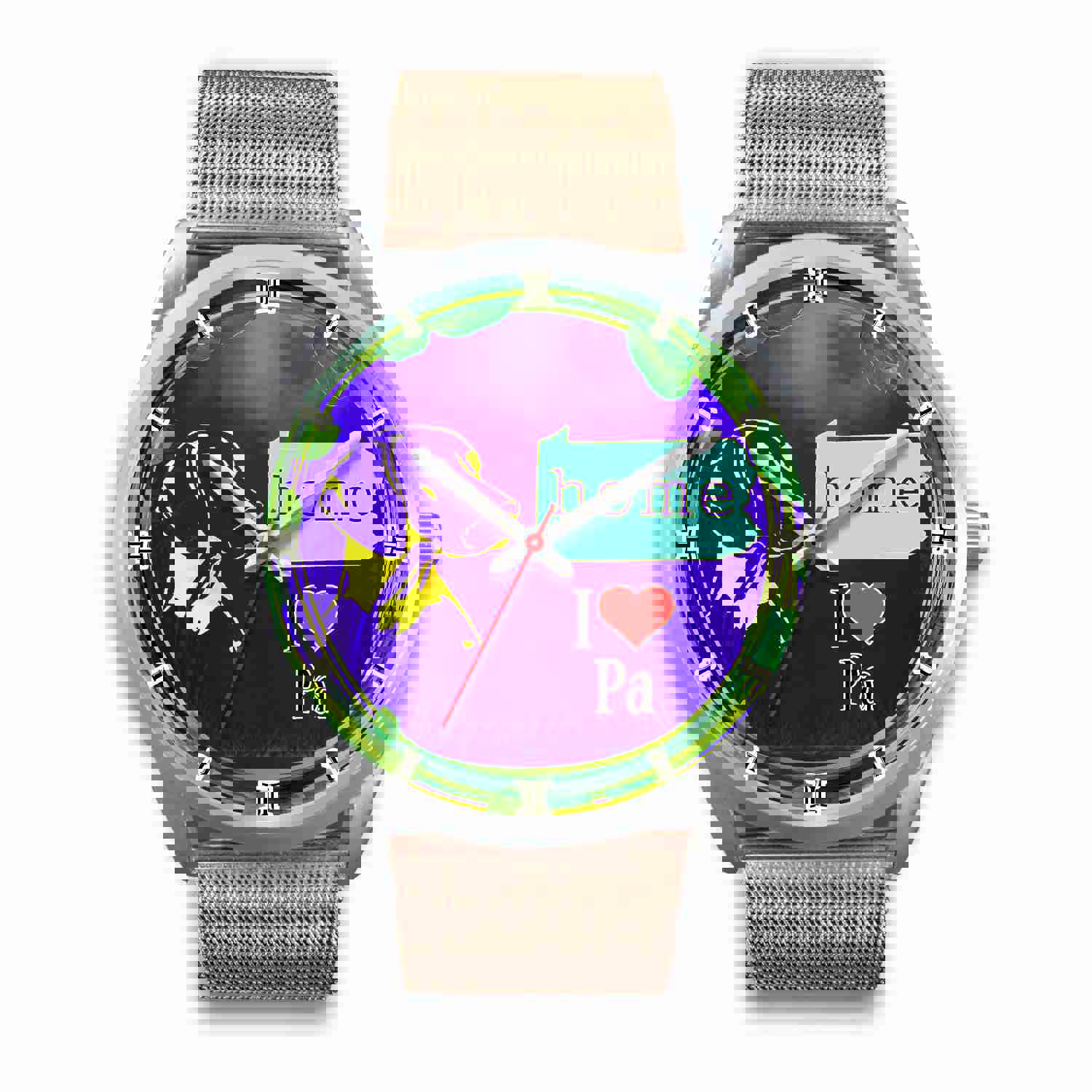 Vizsla Dog Golden Art Pennsylvania Christmas Special Wrist Watch