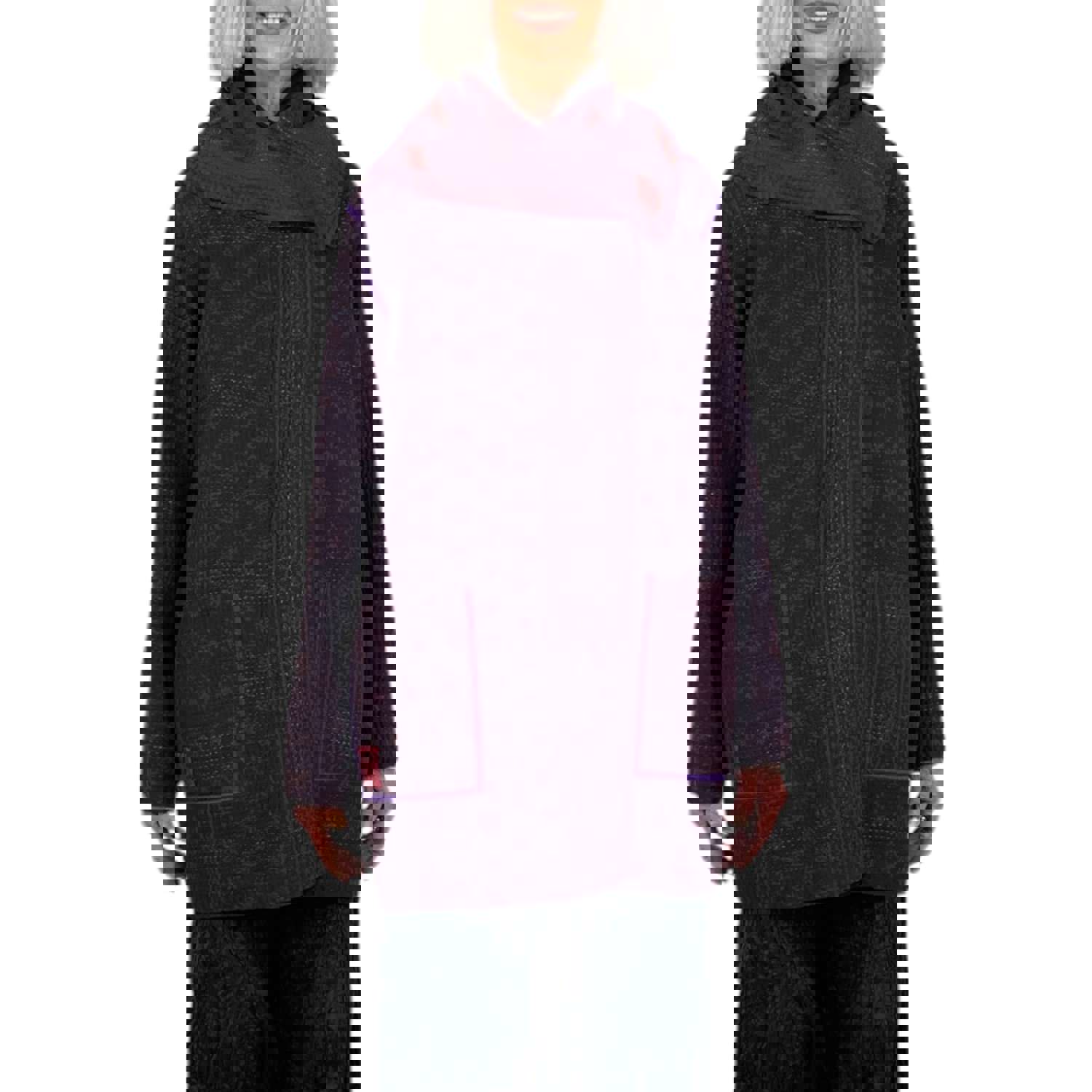 OVERDYED POCKET JACKET - Reversible Wide Collar Cotton Jacket