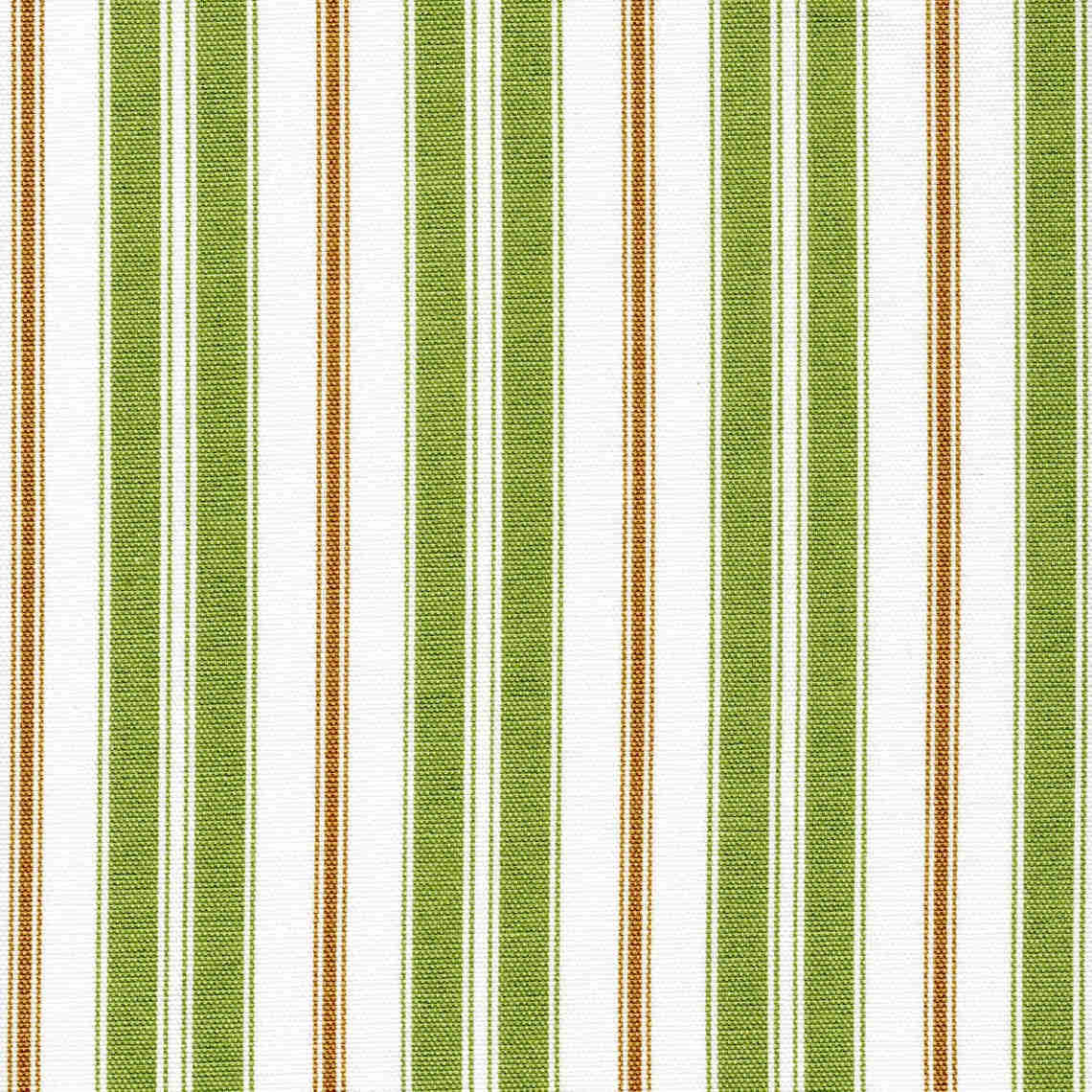 Empress Swag Valance in Newbury Aloe Green Stripe