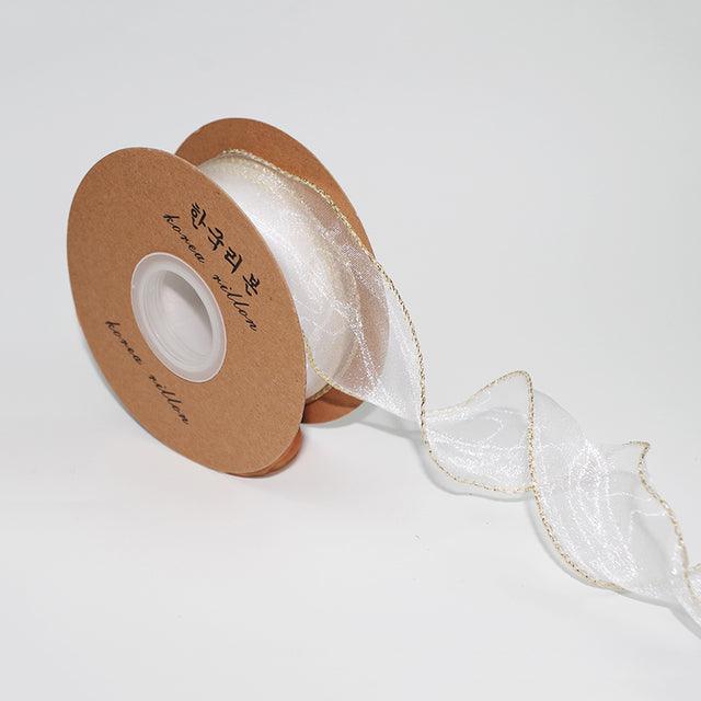 10 Yards Colorful Organza Ribbon for Gift Wrapping and Party Decor