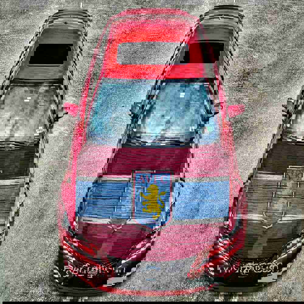 Aston Villa Itasha Car Vinyl Hood Wrap Decal Sticker
