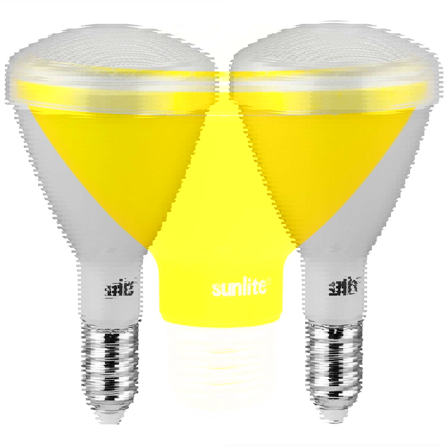 Sunlite Yellow LED PAR30 Reflector Light Bulb - 3 Watt, 30,000 Hour Life, Eco-Friendly (6 Pack)