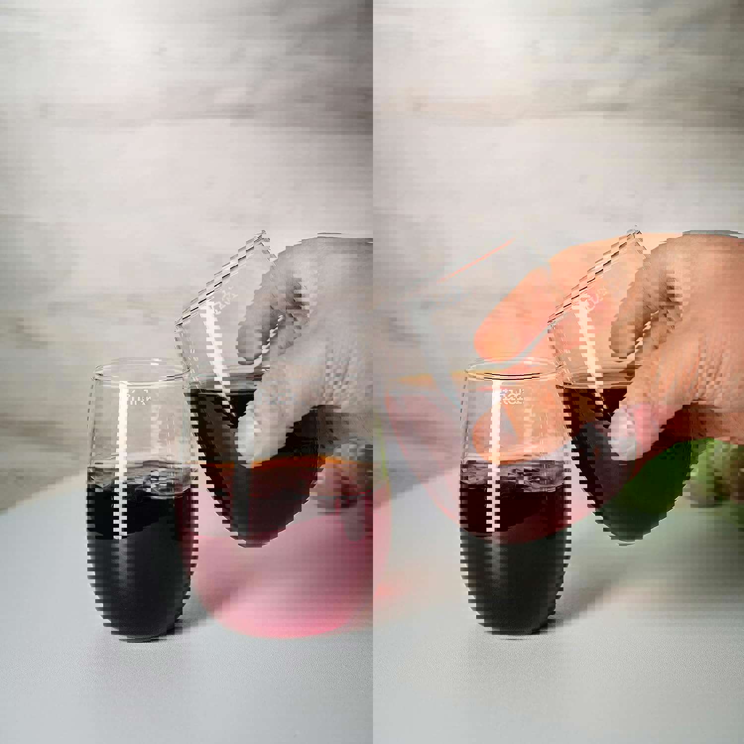 F*CK Wine Glass Single Set, Large 11 oz Stemless Glasses for Wine, Water, Comedy Gifts