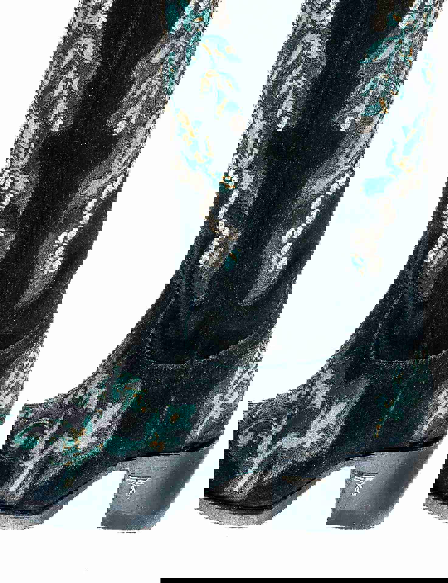 Cowgirl Kim Zuzus Spirit Boots by Lane - Exclusive Black Suede with Fantasy Crystals