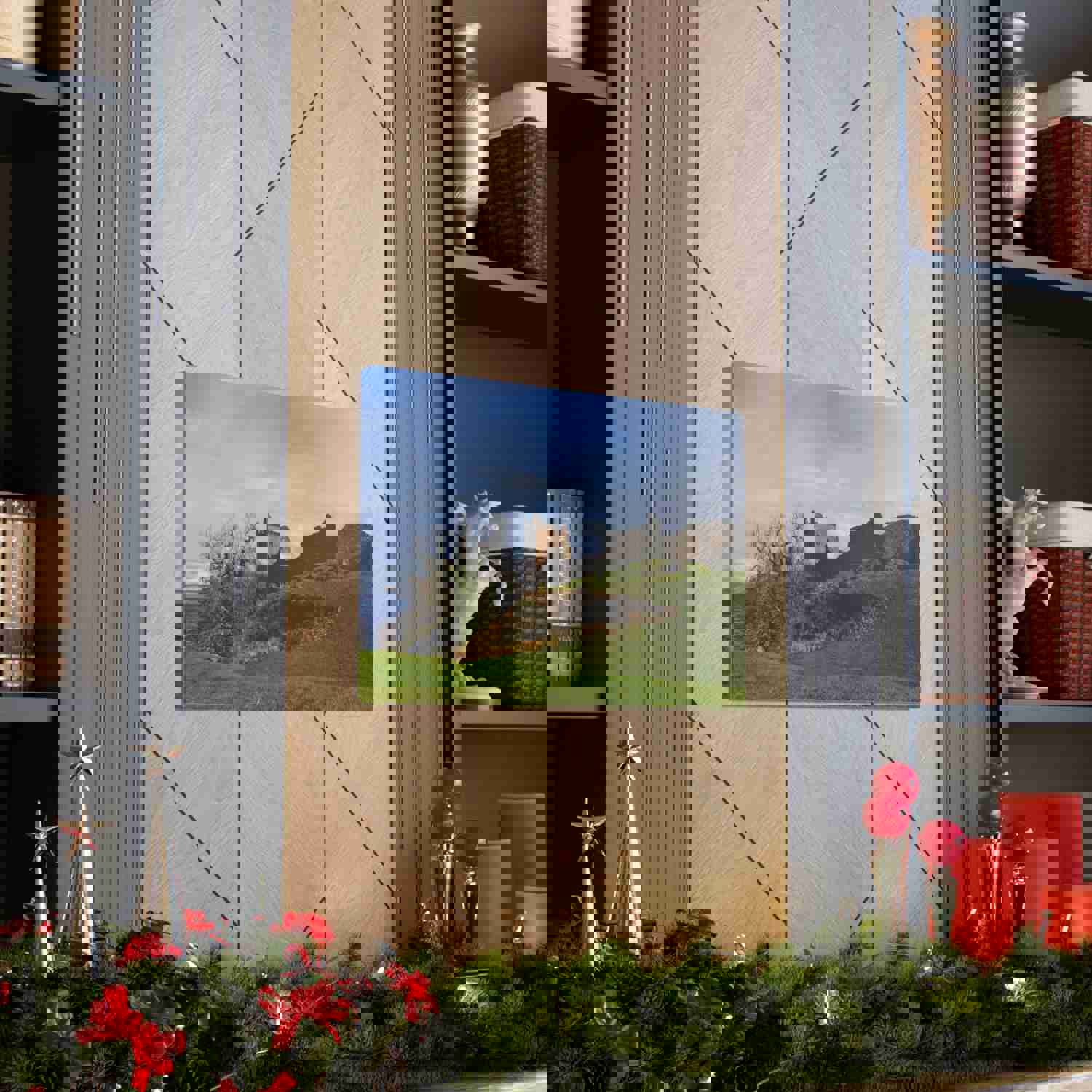 Ruins of Urquhart Scotland Nature Wilderness Photography Canvas Wall Art for Home Decor