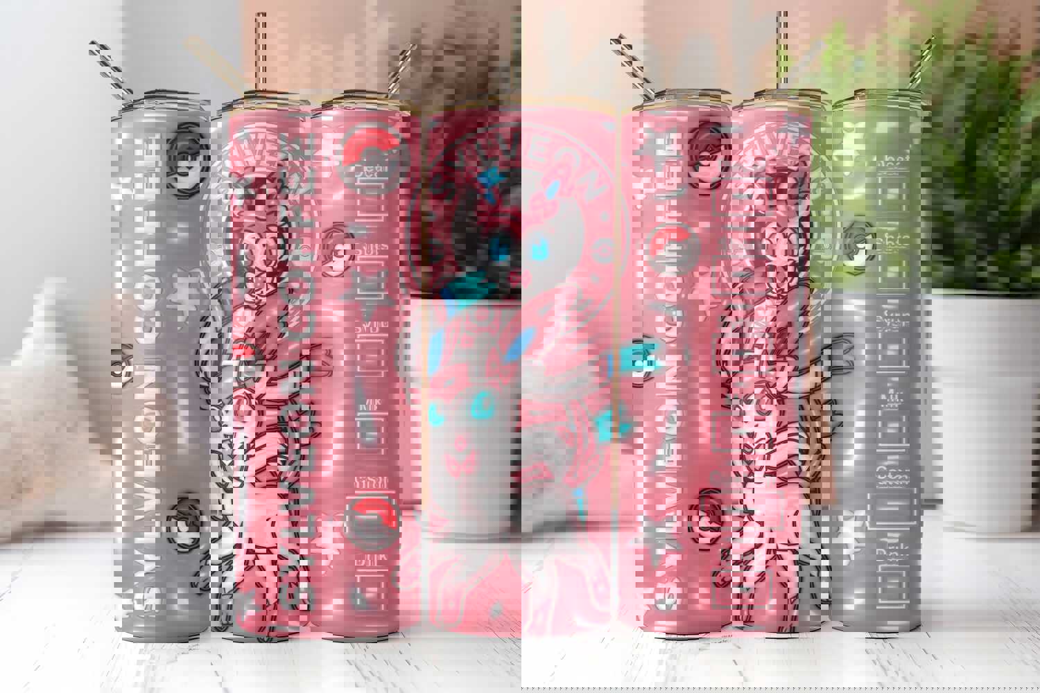 Enchanting Evolution 20oz Tumbler - Customizable Character-Themed Travel Cup