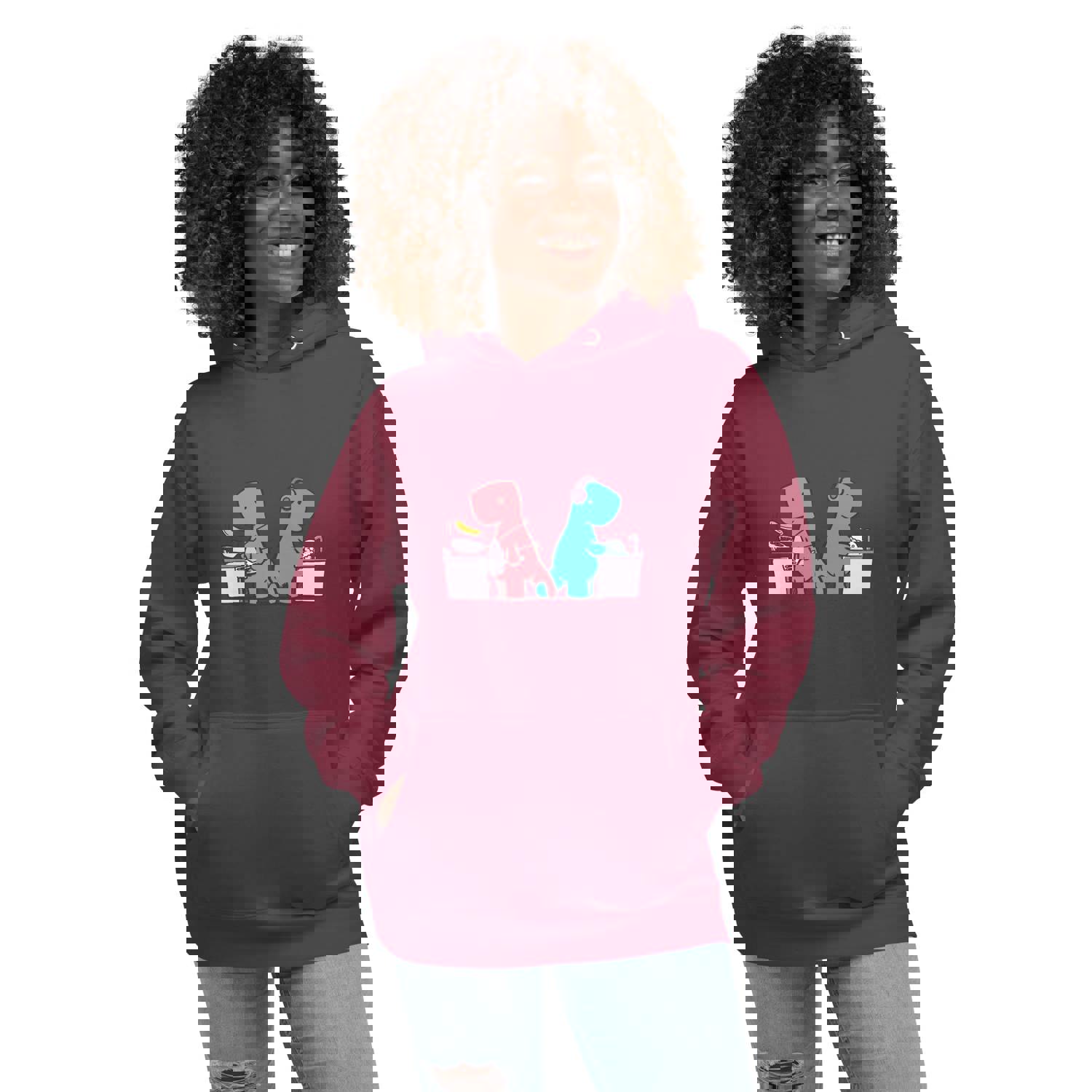 Holding Tails Comfort-Fitted Hoodie with DTG Print