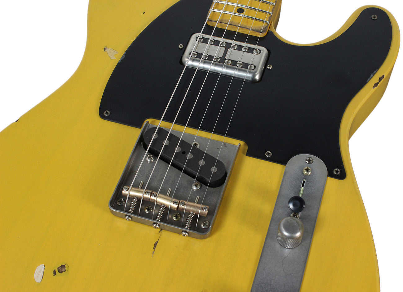 Nash T-52 Guitar, Butterscotch Blonde, Lollartron, Medium Aging