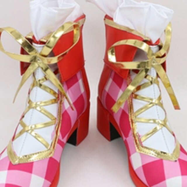 Anime Love Live Nico Yazawa Nozomi Cosplay Shoes with Bouquet Flowers Design