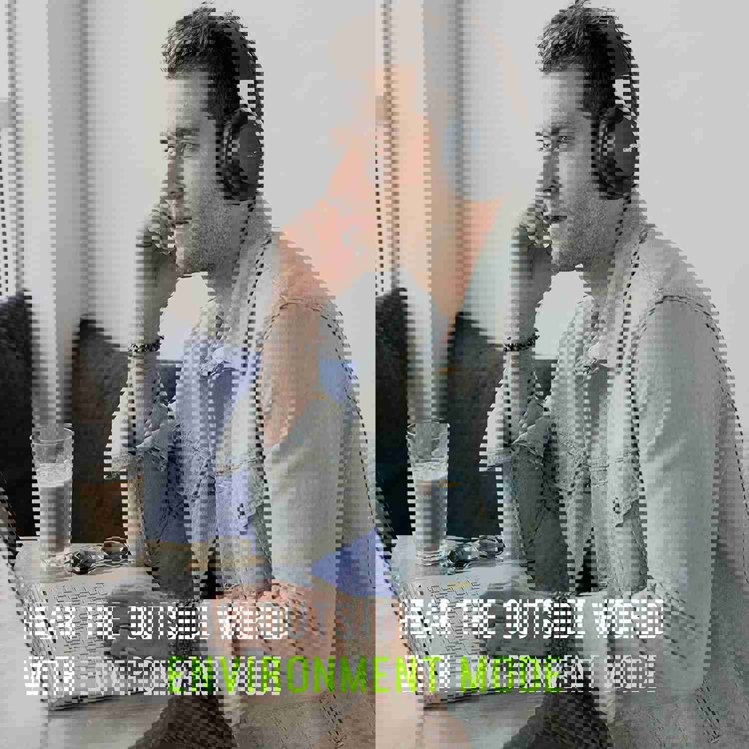 Shure SBH1DYBK1 Aonic 40 Premium Wireless Headphones (Black)