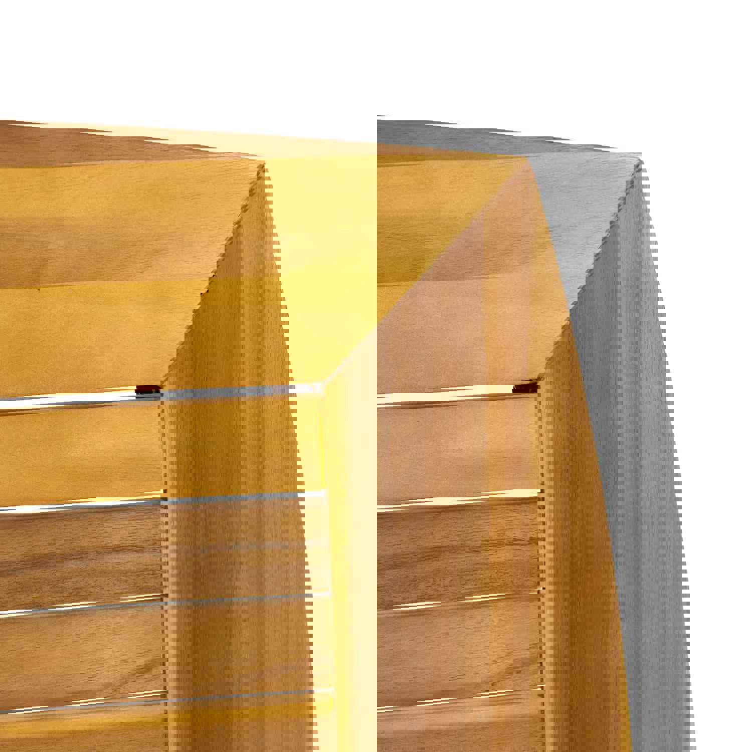 Cote Teak Finish Acacia Wood Outdoor Dining Table