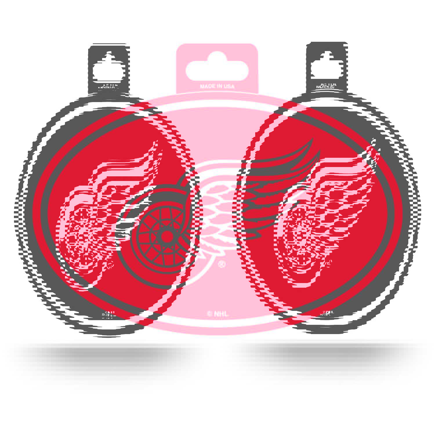 Detroit Red Wings Oval Decal Full Color Sticker - 3.75 x 5.75 Inches - Officially Licensed