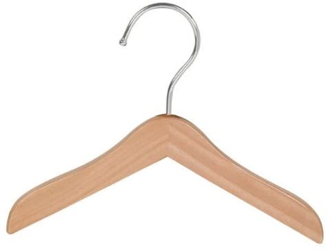 DOLL Clothing Hanger - 6" Wood Hanger for Baby Doll Clothes