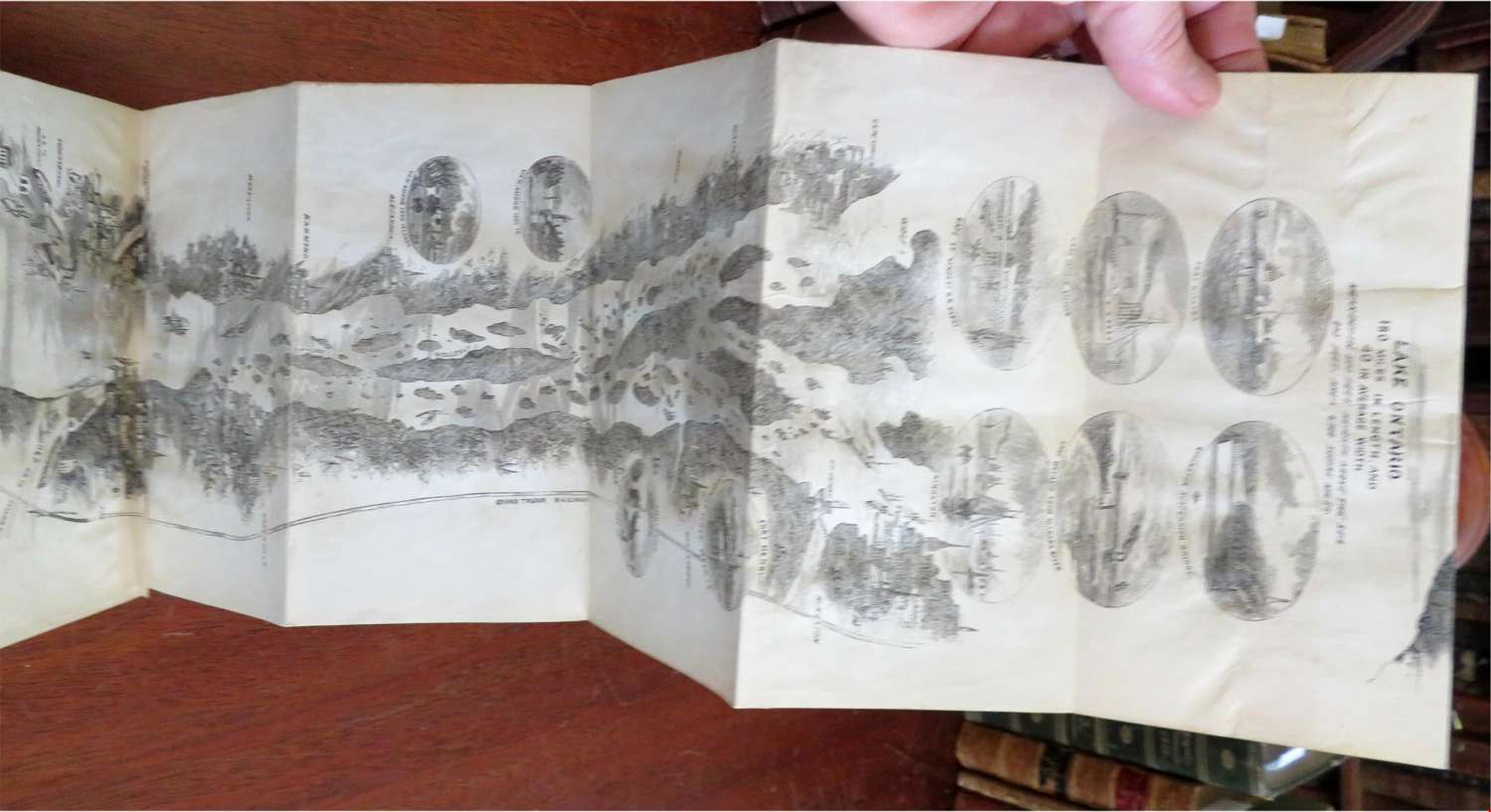 Hunters Panoramic Guide from Niagara Falls to Quebec 1857 Illustrated Book