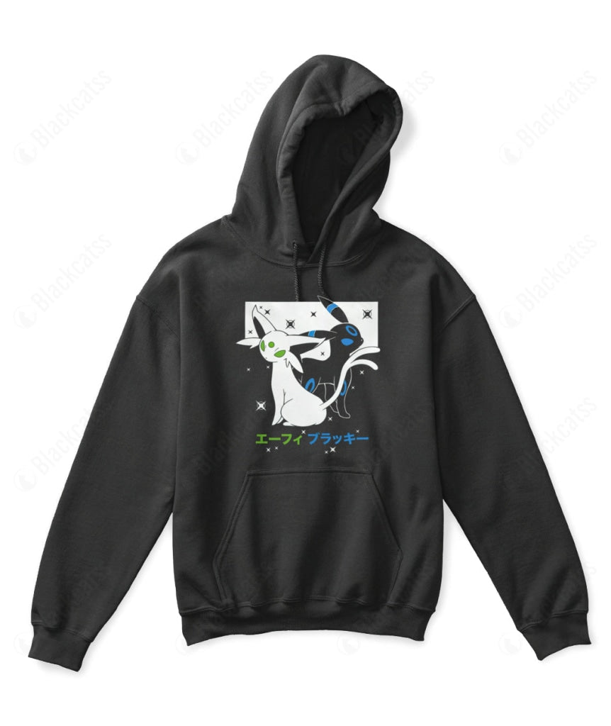 PKM Espeon Umbreon Graphic Unisex Cotton T-Shirt