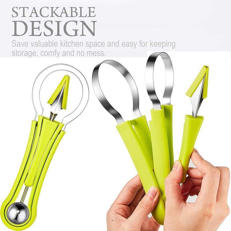Fruit Scoop and Carving Set - Essential Kitchen Tools