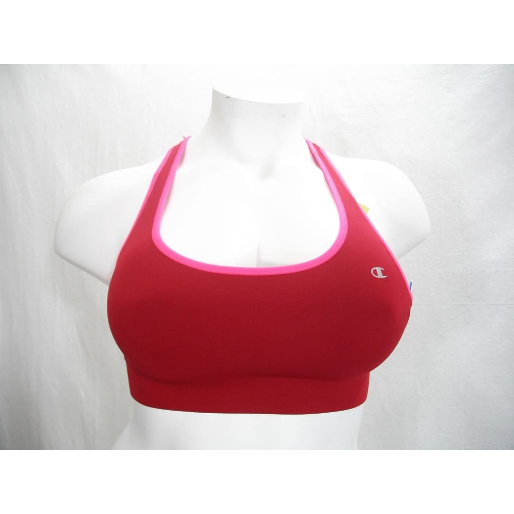 Champion B9504 Absolute Racerback Sports Bra with SmoothTec Band - Medium Red