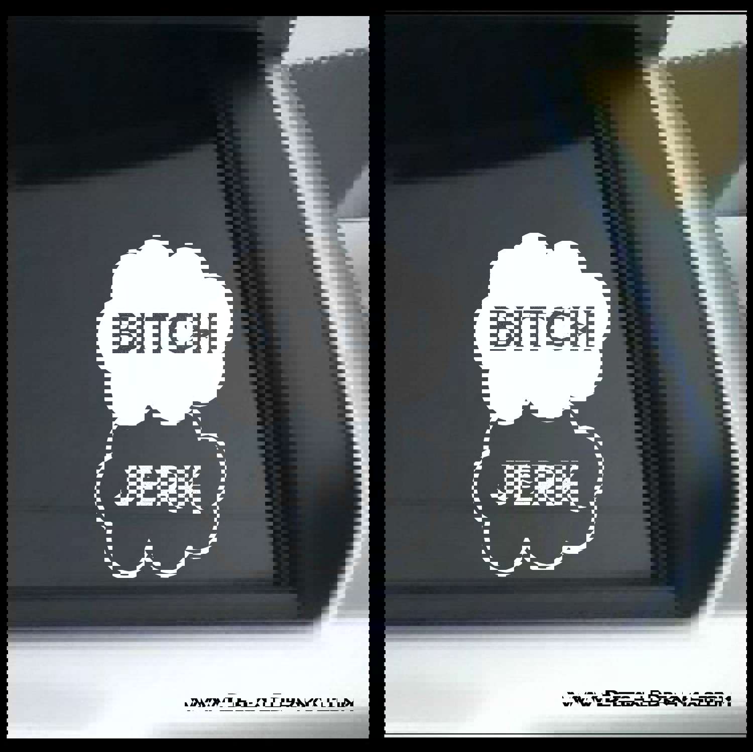 Supernatural Bitch Jerk Mash-Up Vinyl Decal for Car/Laptop